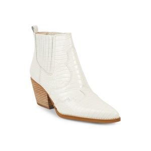 Sam Edelman Croc Western Booties